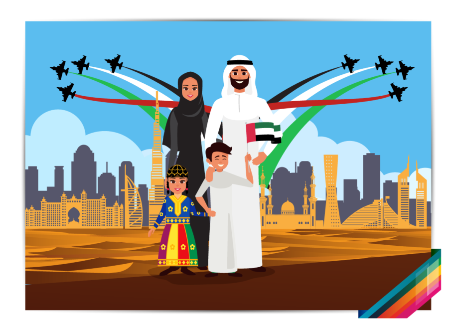 Celebrating UAE National Day, 2nd december UAE national Day